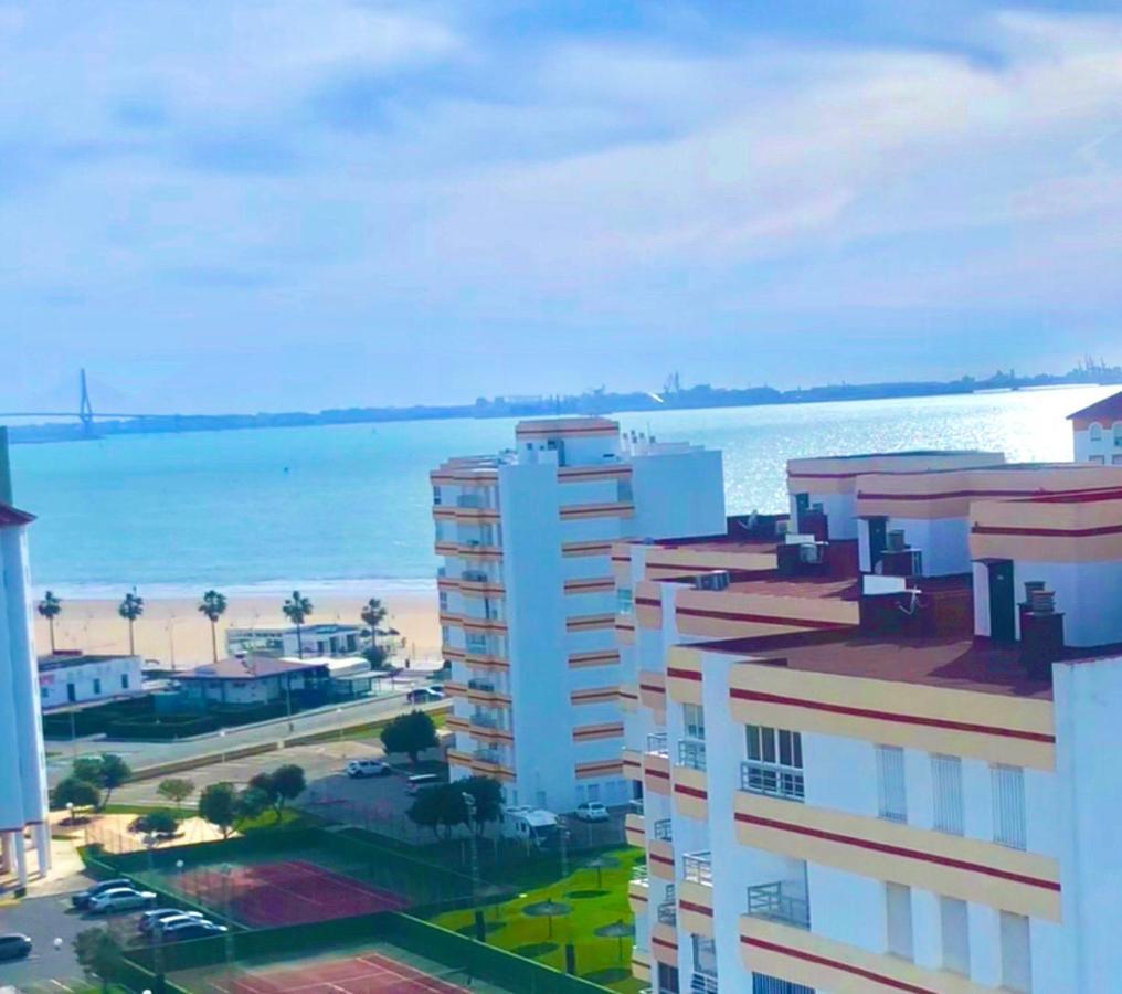 Апартаменты Frente Al Mar, Preciosas Vistas, Piscinas , Valdelagrana Эль-Пуэрто-де-Санта-Мария Экстерьер фото