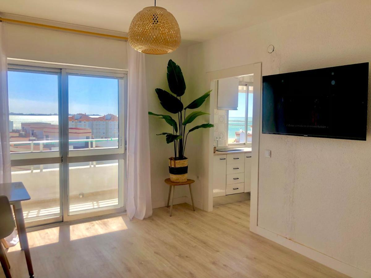 Апартаменты Frente Al Mar, Preciosas Vistas, Piscinas , Valdelagrana Эль-Пуэрто-де-Санта-Мария Экстерьер фото