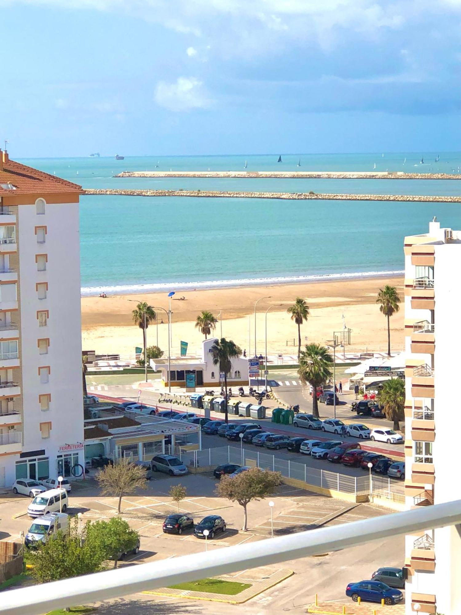 Апартаменты Frente Al Mar, Preciosas Vistas, Piscinas , Valdelagrana Эль-Пуэрто-де-Санта-Мария Экстерьер фото